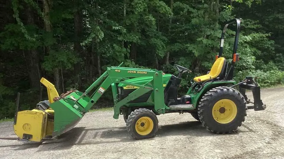 john deere 410 loader specs