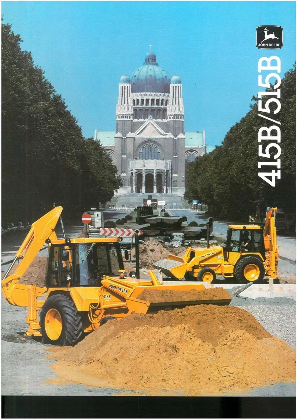john deere 415b backhoe specs