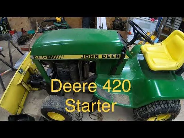 john deere 420 lawn tractor specs