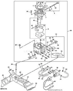 john deere 425 valve specs