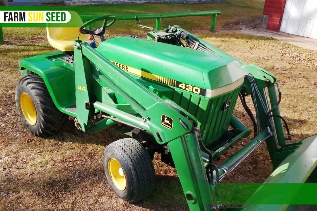 john deere 430 bucket specs