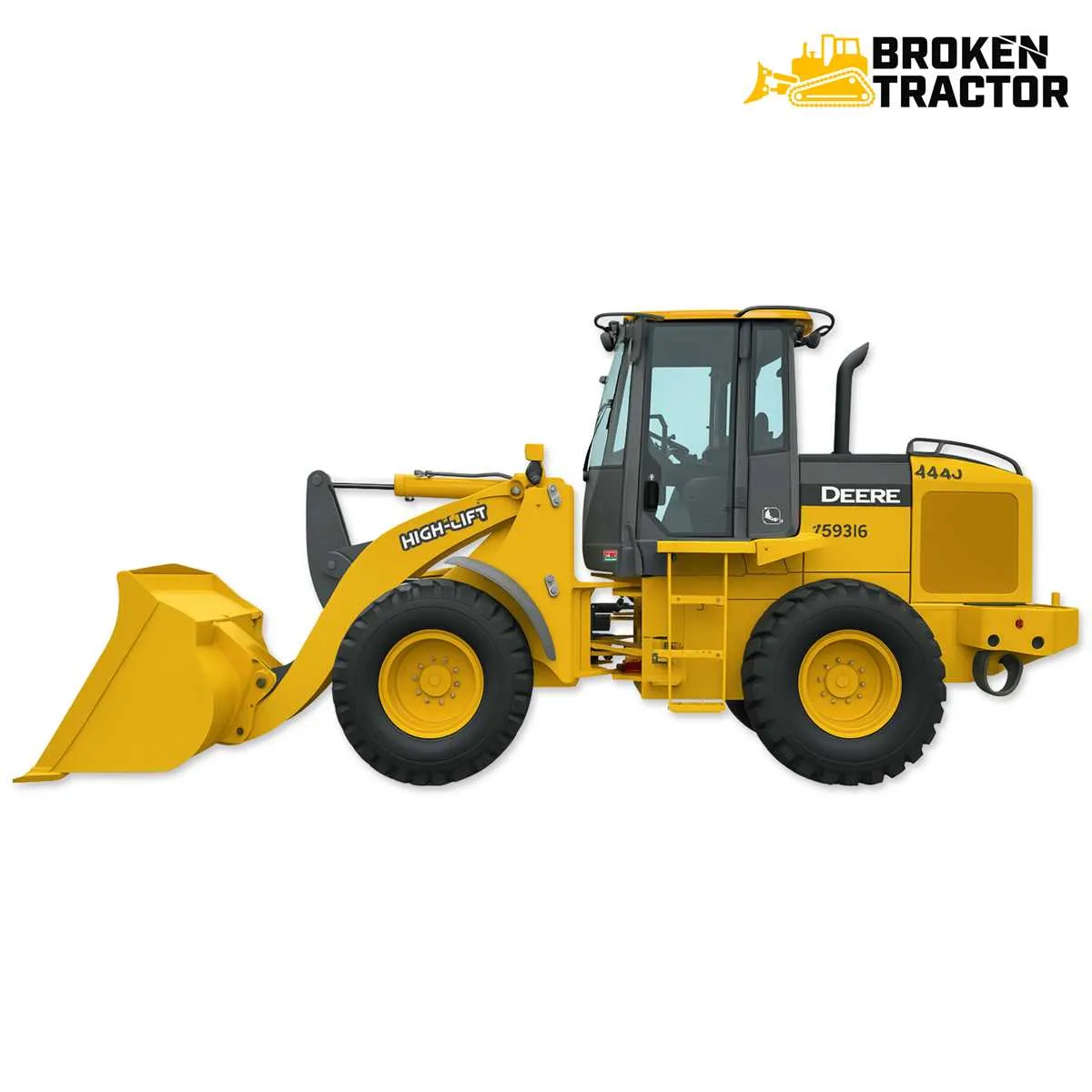 john deere 444 wheel loader specs