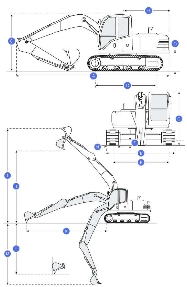 john deere 450c lc specs