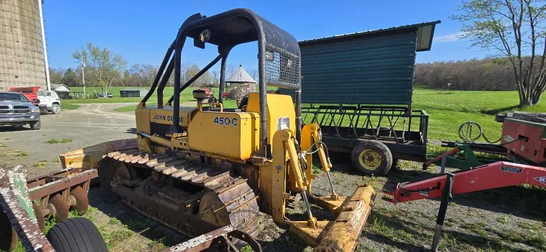 john deere 450c track loader specs