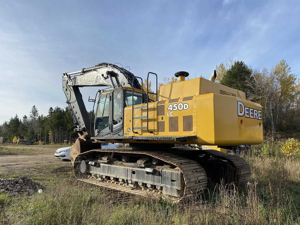 john deere 450d lc excavator specs