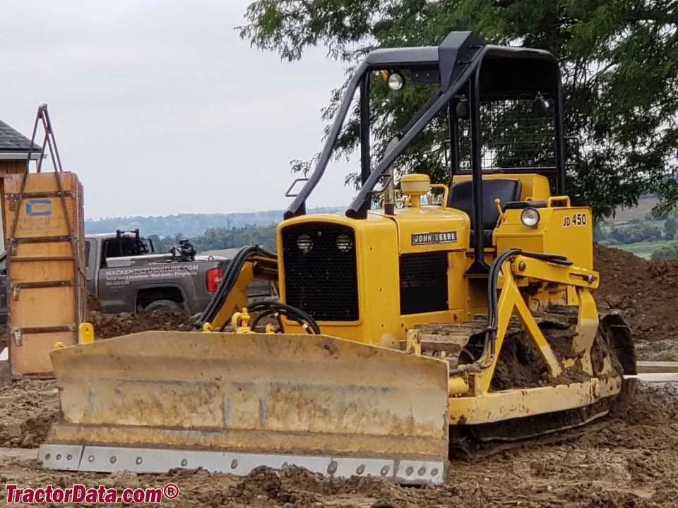 john deere 450e dozer specs