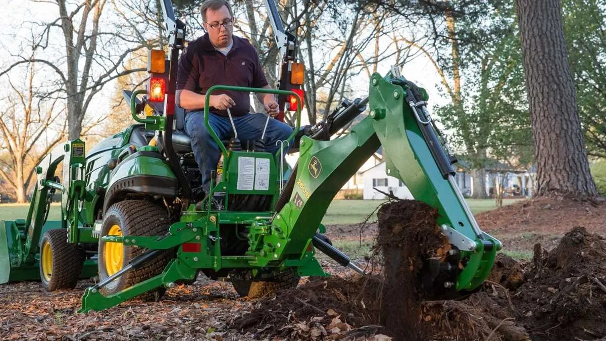 john deere 48 backhoe attachment specs