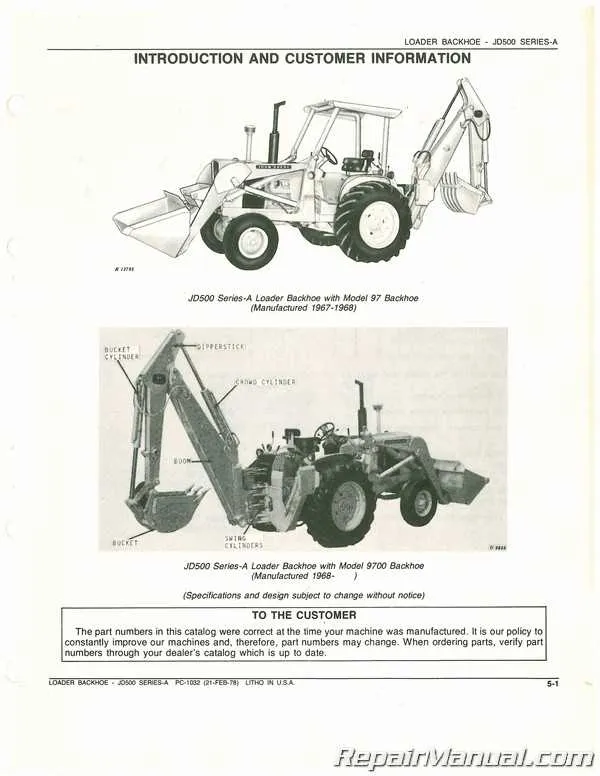 john deere 500 specs john deere 500 specs