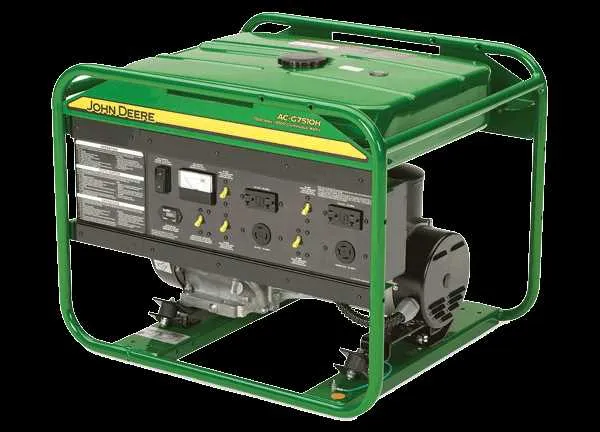 john deere 6200 generator specs