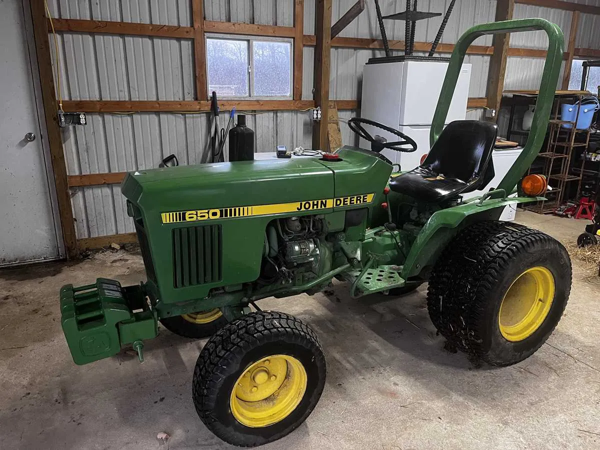 john deere 650 disk specs