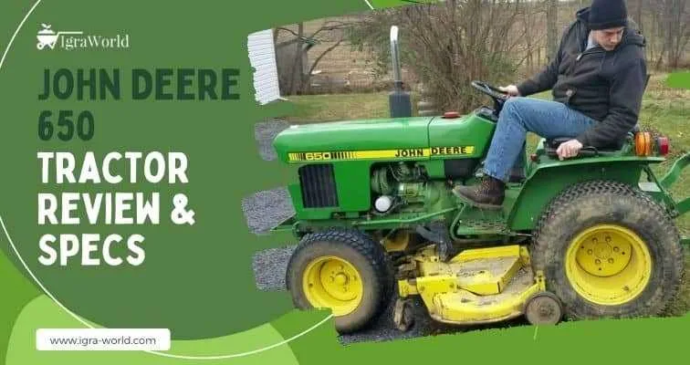 john deere 650 tractor specs