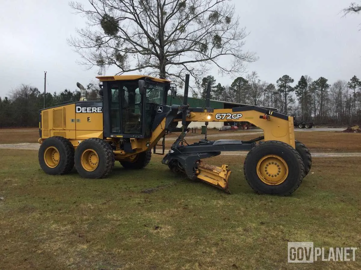 john deere 672gp grader specs