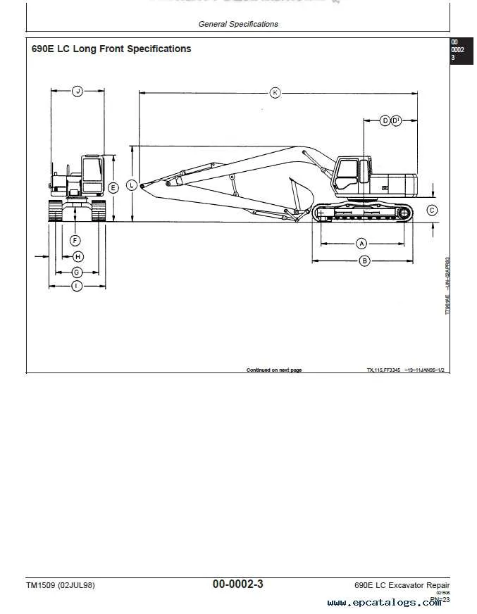 john deere 690e lc excavator specs john deere 690e lc excavator specs
