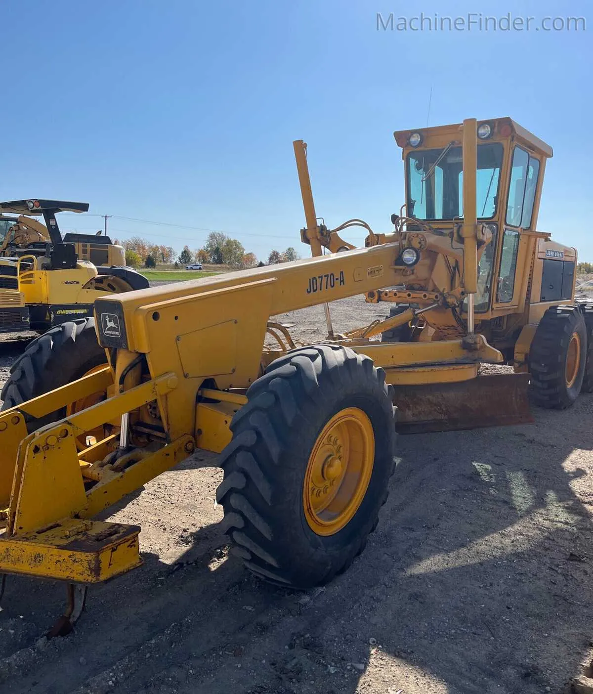 john deere 770a motor grader specs