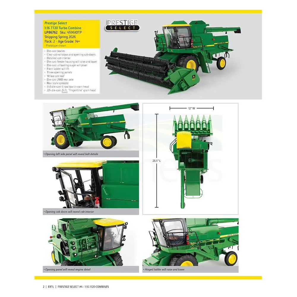 john deere 7720 turbo specs