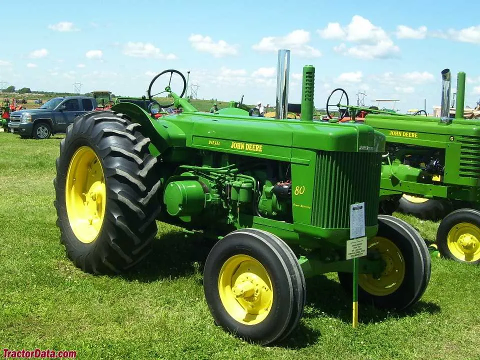 john deere 80 tractor weight specs