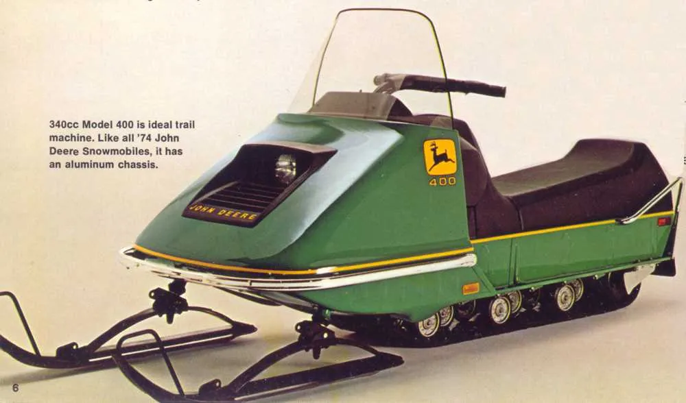 john deere 800 snowmobile specs