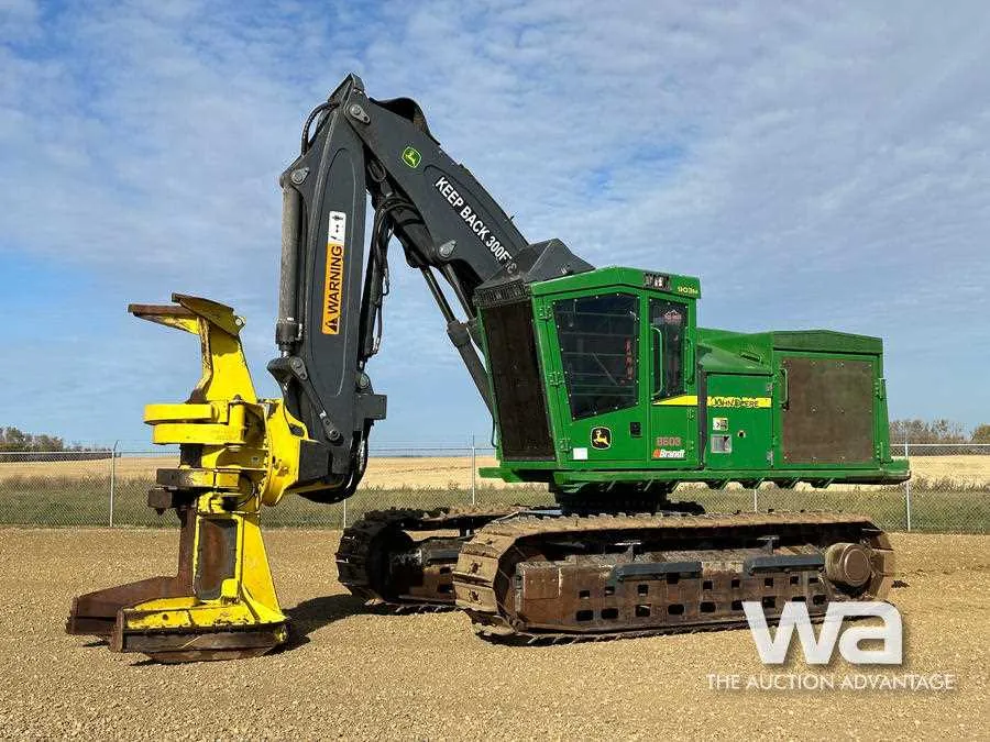 john deere 903k feller buncher specs