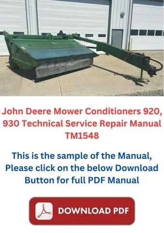 john deere 920 specs