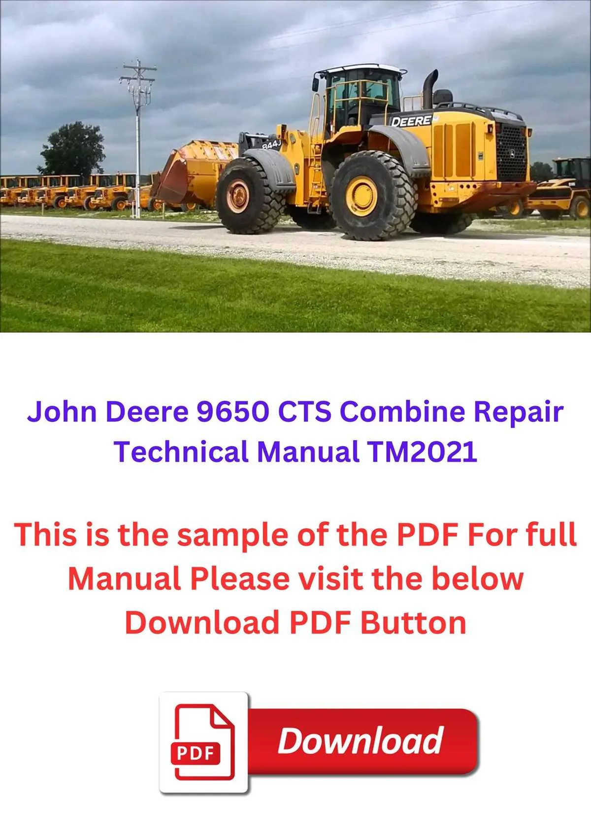 john deere 9650 cts combine specs