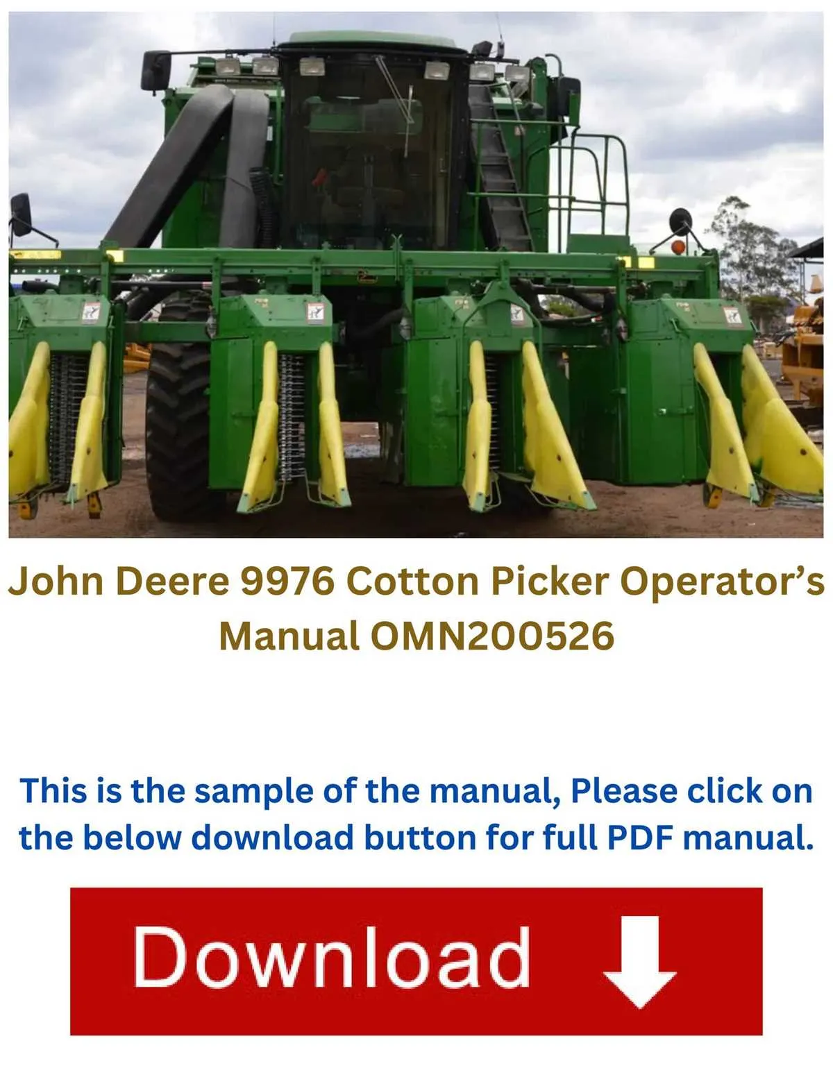 john deere 9976 cotton picker specs john deere 9976 cotton picker specs