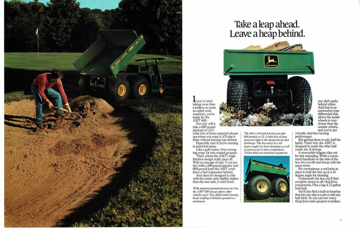 john deere amt 600 5 wheeler specs