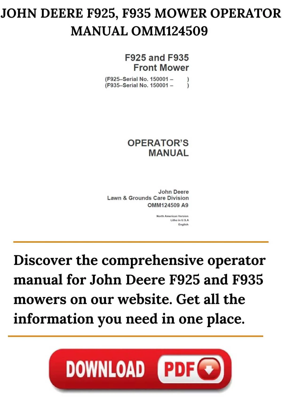 john deere f925 mower specs john deere f925 mower specs