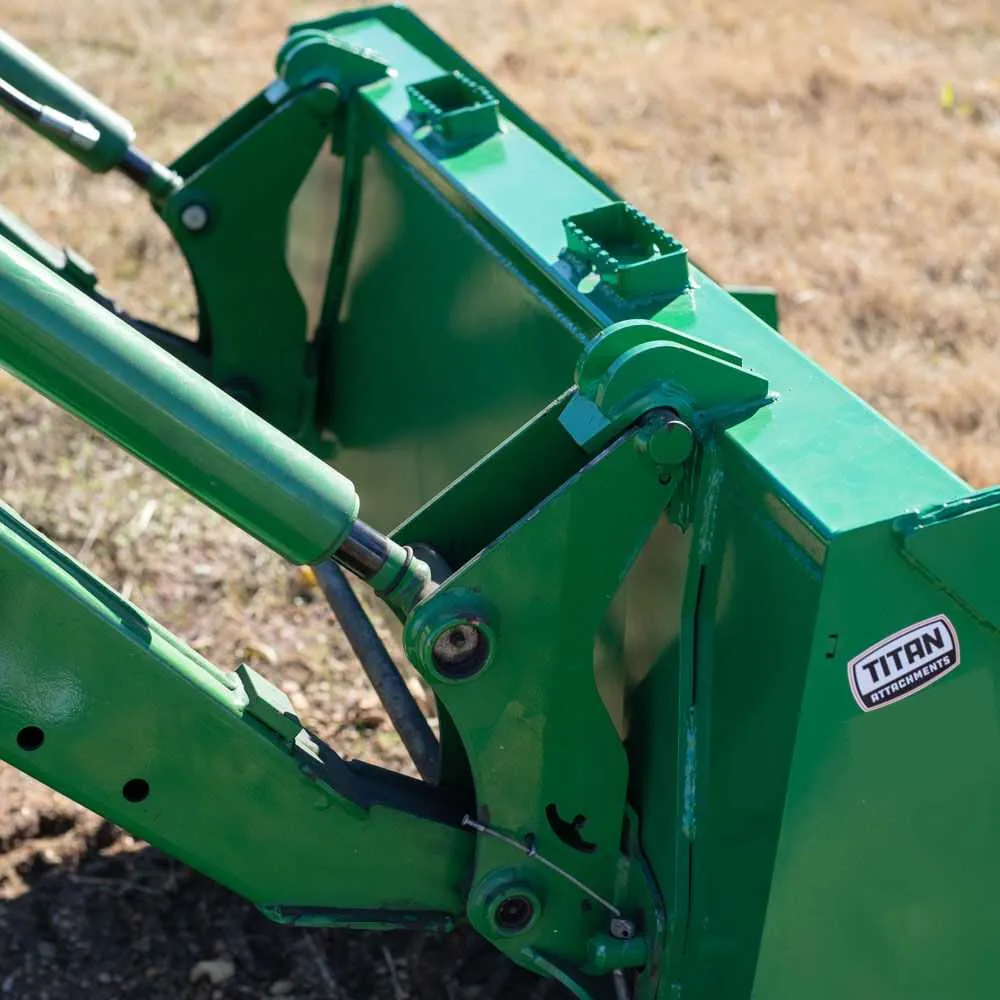 john deere loader bucket specs