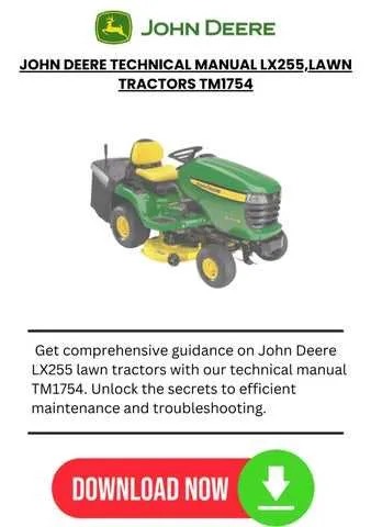 john deere lx255 specs