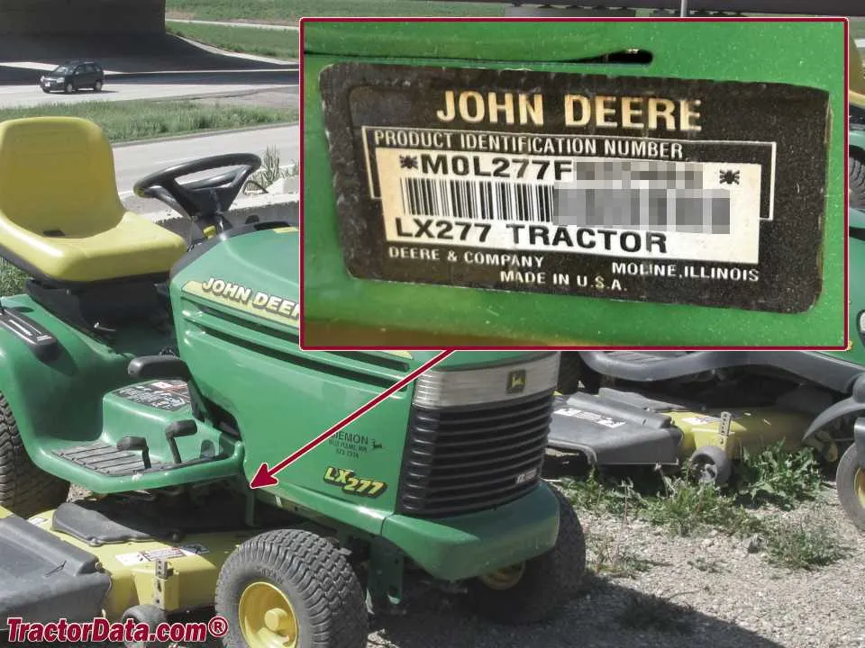john deere lx266 specs