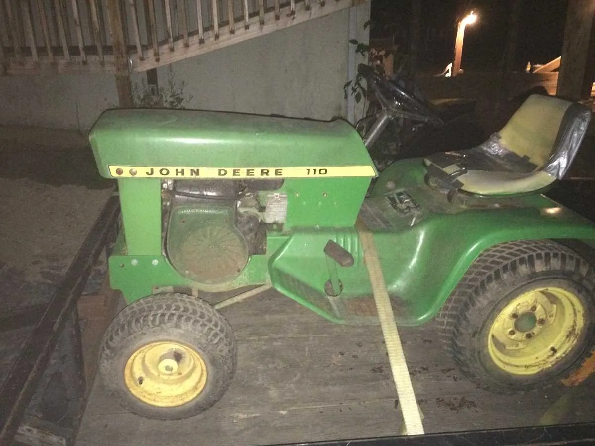 john deere model 110 specs