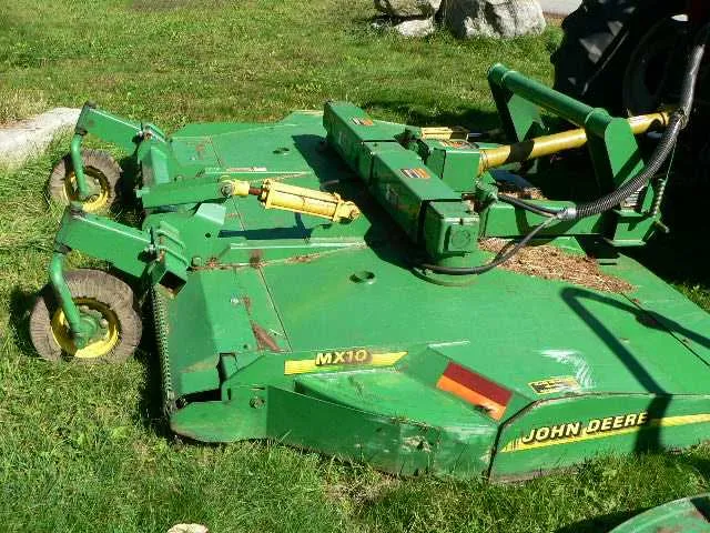 john deere mx10 specs