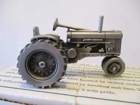 john deere pewter tractor spec cast toy john deere pewter tractor spec cast toy