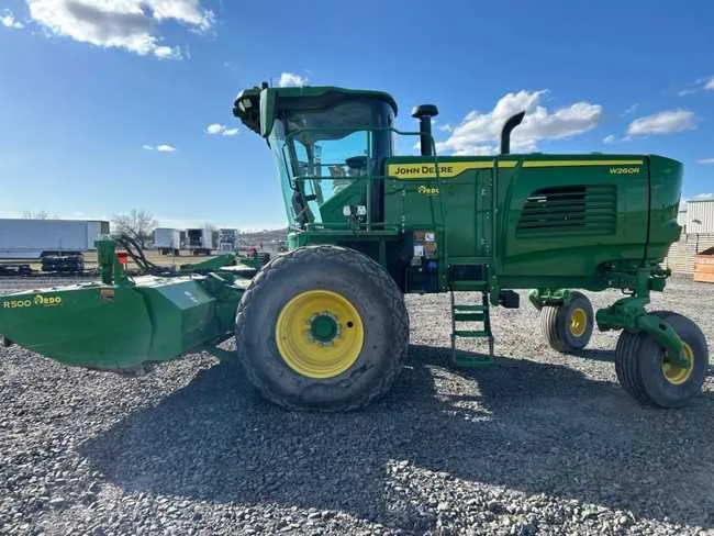 john deere r450 windrower specs