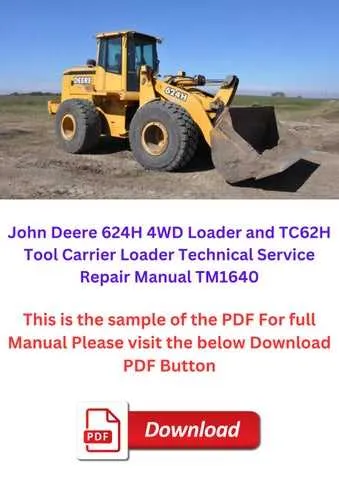 john deere tc62h loader specs