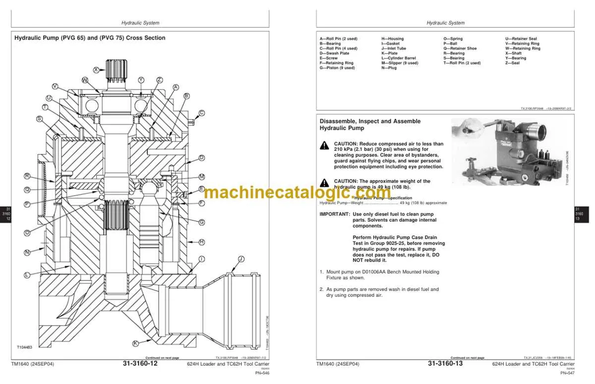 john deere tc62h loader specs
