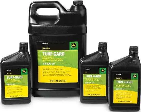 john deere turf gard oil specs