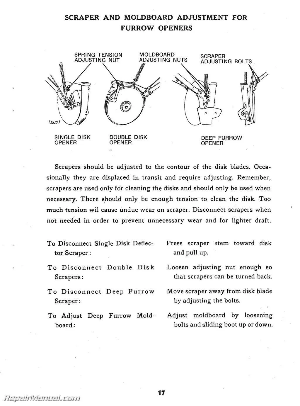 john deere van brunt grain drill specs