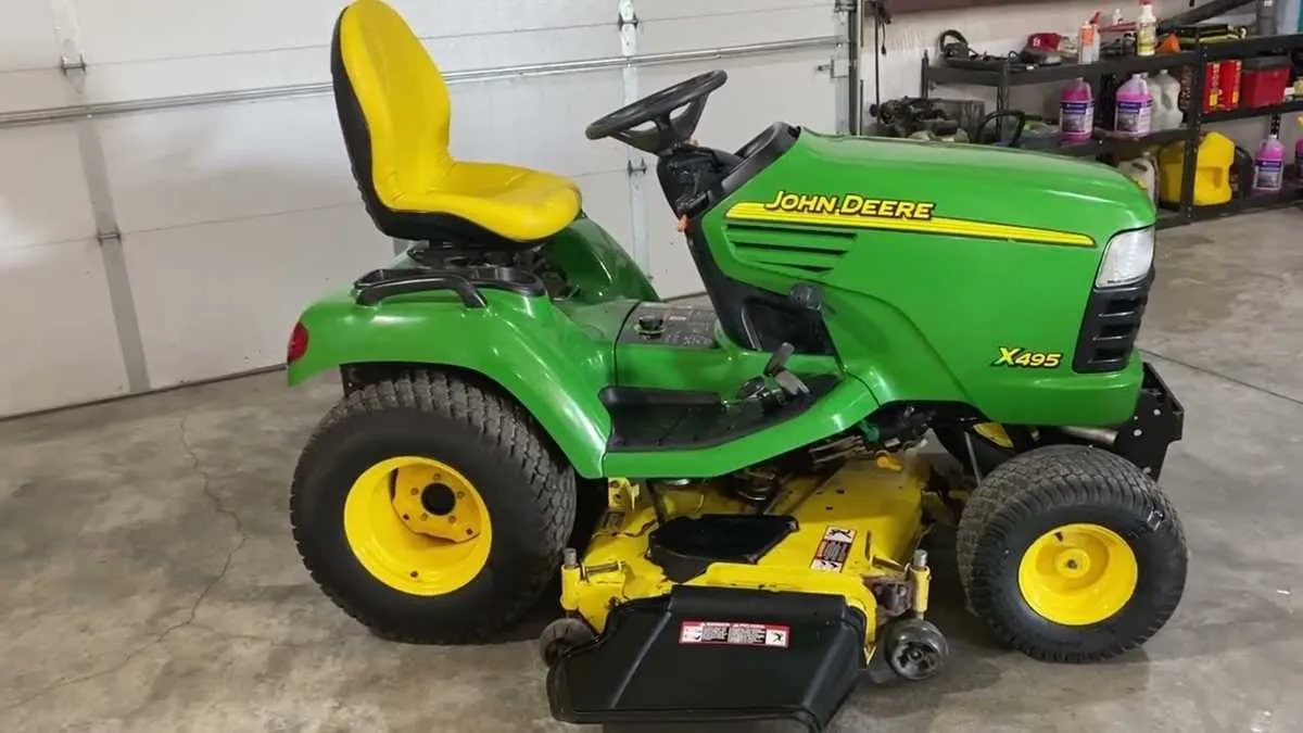 john deere x495 specs