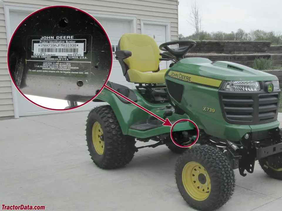john deere x758 specs
