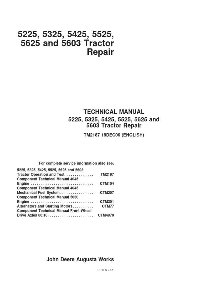 2006 john deere 5325 specs