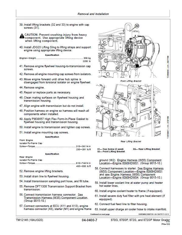 john deere 870gp grader specs