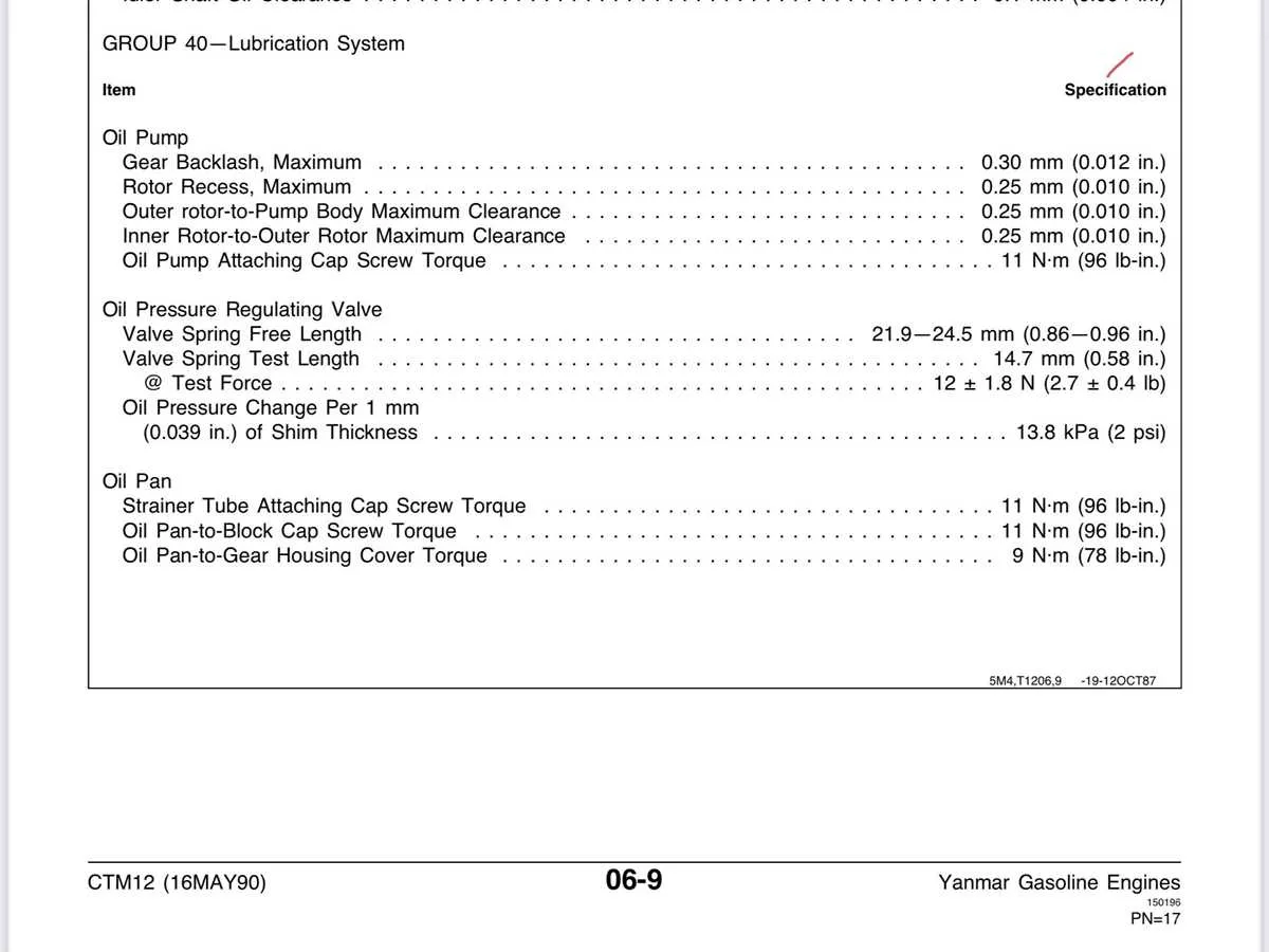torque spec for john deere gator xuv