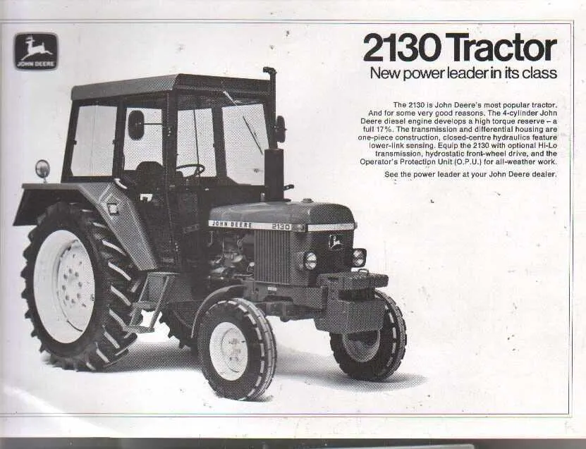 2130 john deere spec