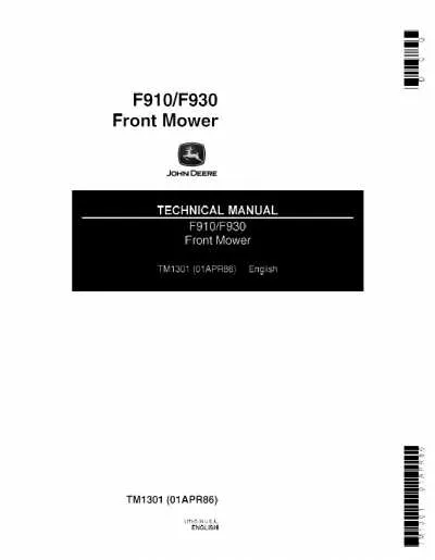 f910 john deere specs