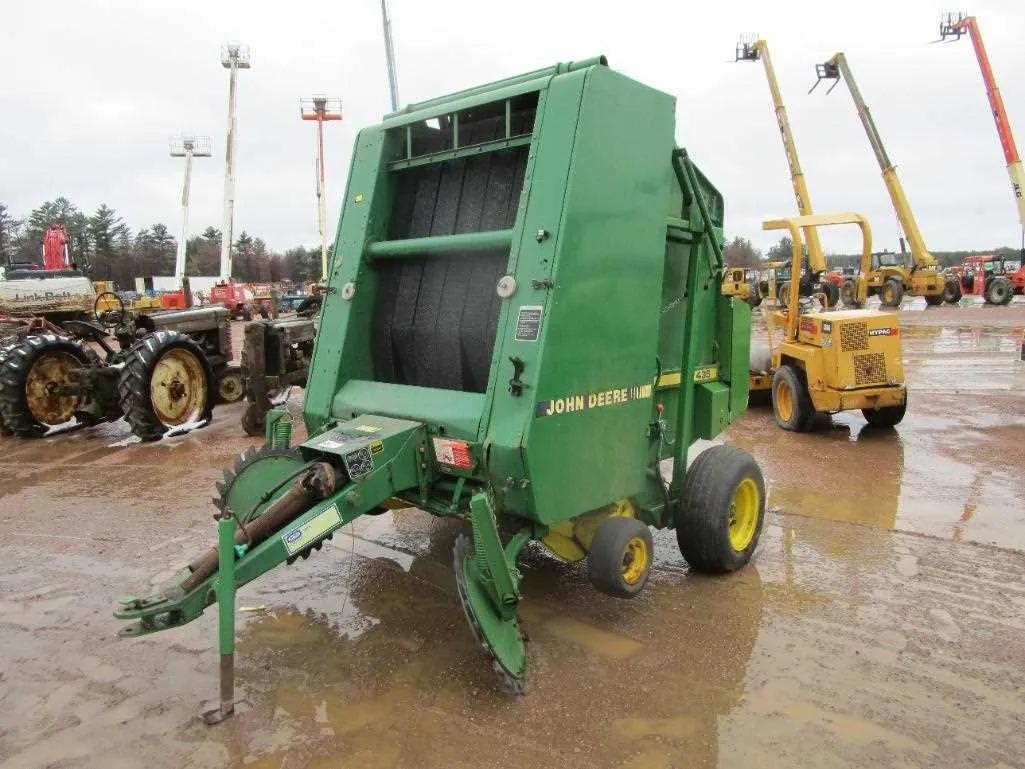 john deere 435 round baler specs