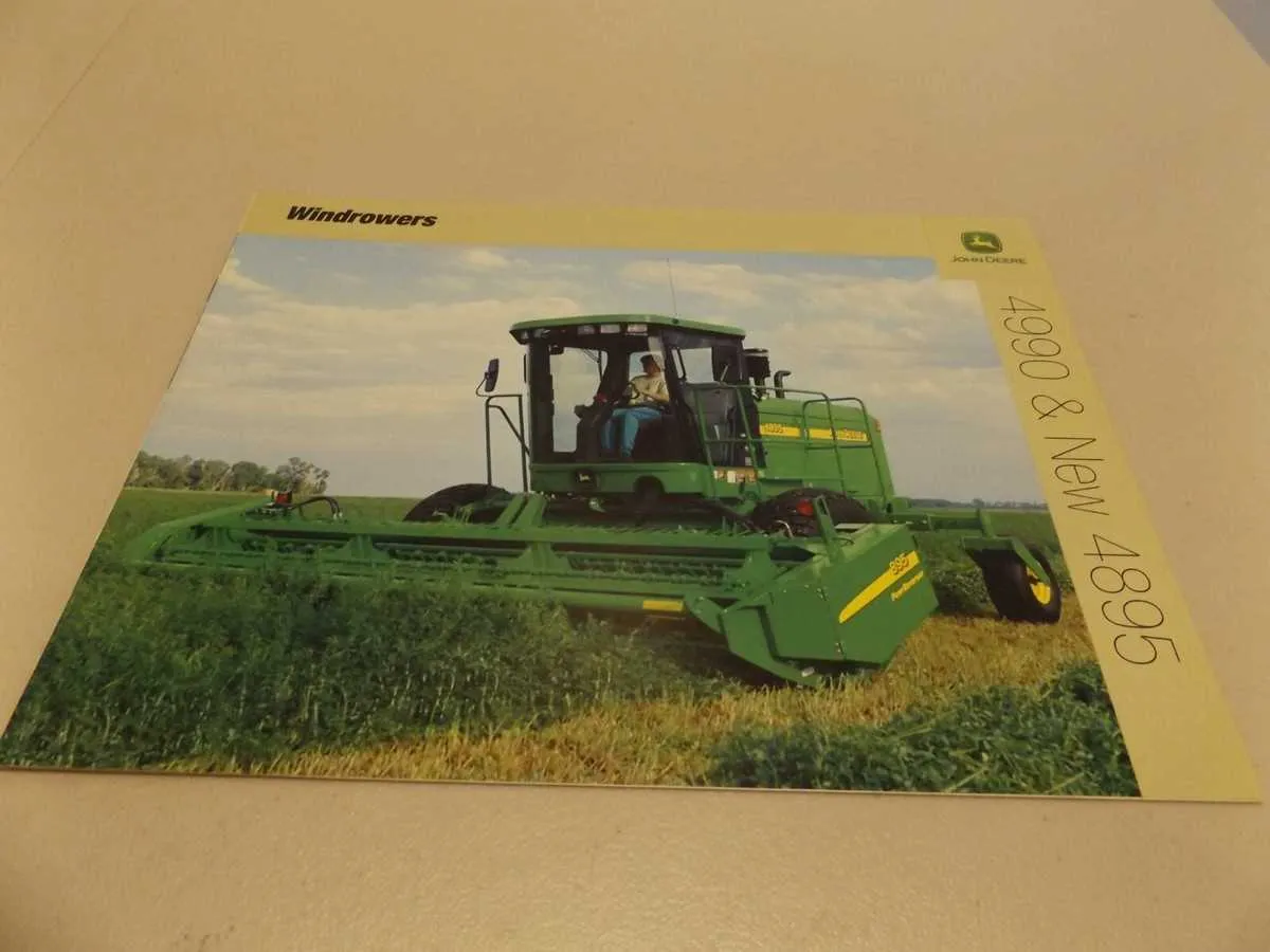 john deere 4990 windrower specs
