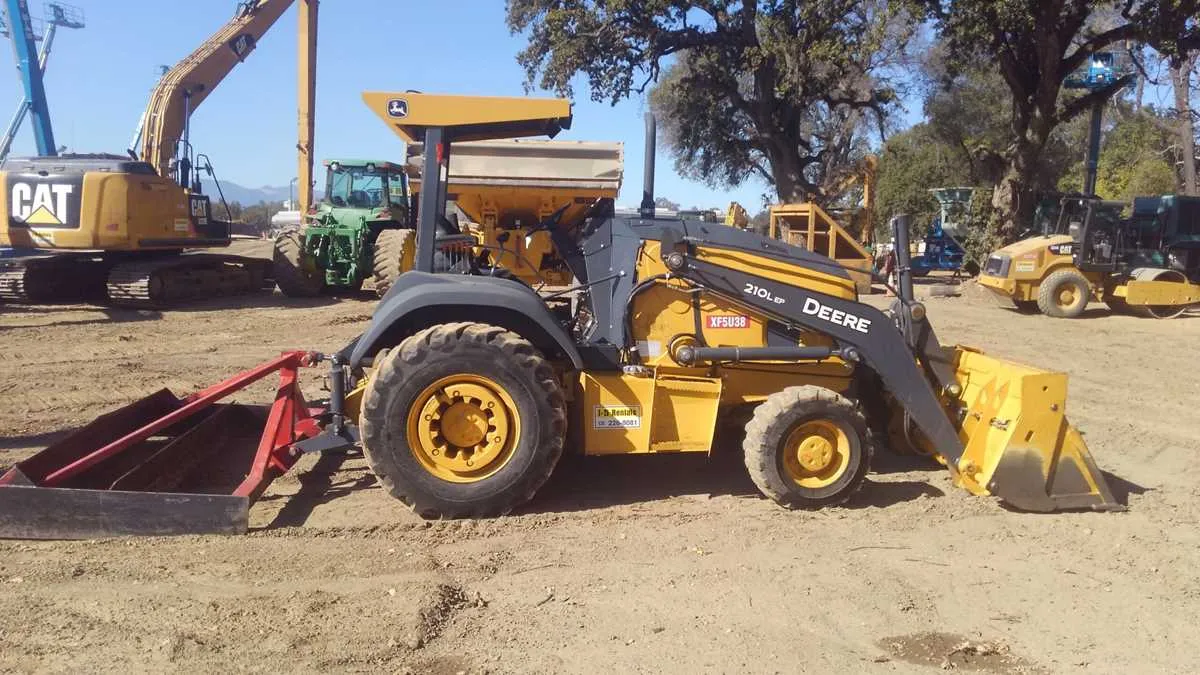 john deere 210 loader specs