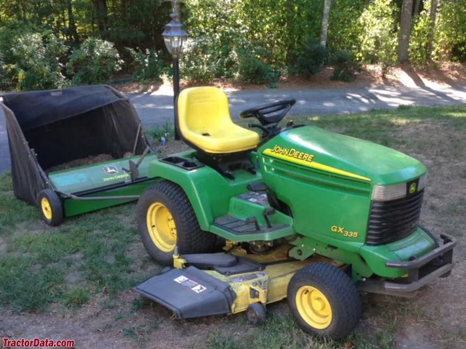 335 john deere lawn mower specs