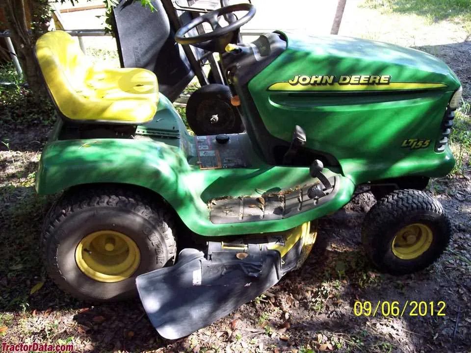 lt155 john deere specs